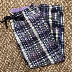 COR3 Bleached out Plaid Pajama Pants